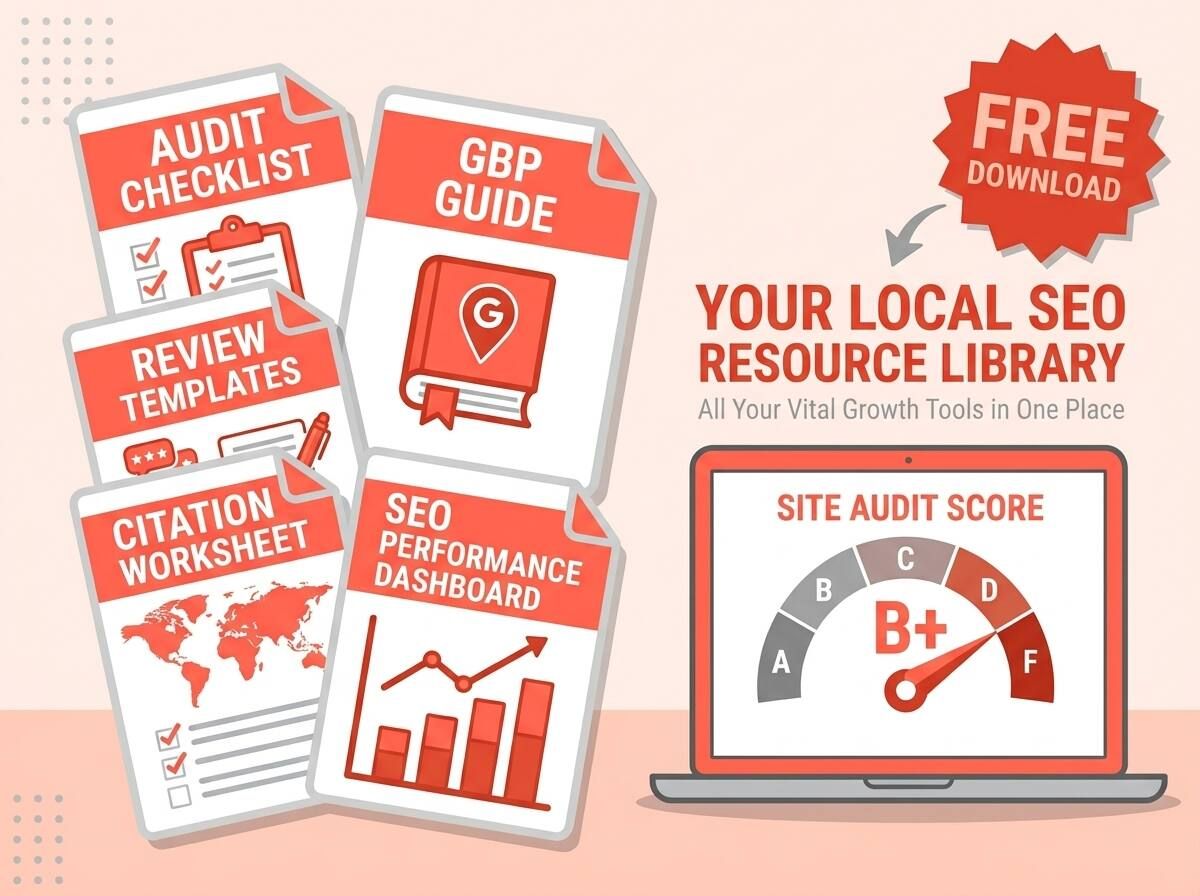 Free LocalHero local SEO checklist and audit tool downloads for small businesses